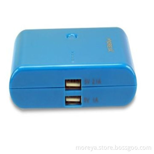 8000mAh power bank with 18650 battery from China extra battery charger for smartphone/tablet/camera